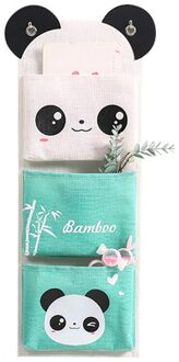 3/7 Zakken Muur Opknoping Opbergtas Waterdichte Cartoon Katoen Linnen Slaapkamer Diversen Pouch Eenvoudige Home Organizer 2