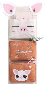 3/7 Zakken Muur Opknoping Opbergtas Waterdichte Cartoon Slaapkamer Diversen Pouch Mar-13