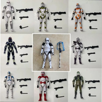 3.75inch StarWars Clone soldiers Imperial Stormtrooper anime action & toy figures model toys for children