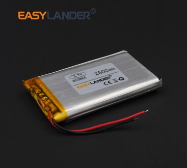 3.7V 2500Mah 853865 Oplaadbare Li-Polymer Li-Ion Batterij Voor Bluetooth Headset Gps Psp Pda MP3 MP4 Mp5 mobiele Telefoon