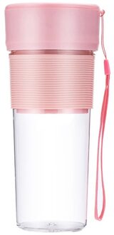 3.7V 270Ml Draadloze Elektrische Blender Draagbare Juicer Usb Oplaadbare Fruit Mixer Cup Smoothie Maker Bpa Gratis Food Processor Roze