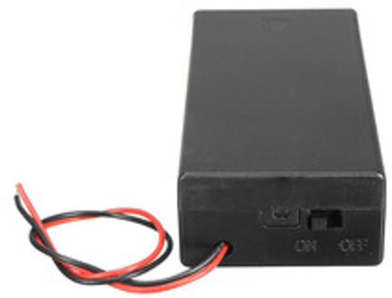 3.7V 2X18650 Batterij Houder Connector Storage Case Box Aan/Uit Schakelaar Met Lood