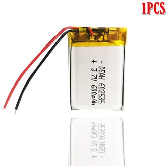3.7V 35*25*6Mm 600Mah 602535 062535 Lithium Polymeer Li Ion Oplaadbare Batterij Voor Bluetooth hoofdtelefoon Gps Tachograaf Auto Dvr 1stk