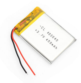3.7V 450Mah 403040 Lithium Polymeer Li-Po Li Ion Oplaadbare Batterij Lipo Cellen Voor Tachograaf Auto Dvr bluetooth Speaker Camera