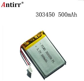 3.7V 500 Mah 303450 Lithium Polymer Li-Po Oplaadbare Batterij Voor Mp3 MP4 MP5 Gps Psp Mobiele bluetooth