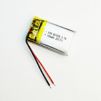 3.7V 501525 150Mah Lithium Polymeer Batterij Li-Ion Oplaadbare Batterij 501525 Plug MP3 MP4 MP5 Klein Speelgoed