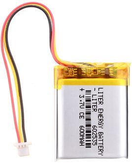 3.7V 600Mah 602535 Oplaadbare Li Polymeer Batterij Voor Dvr Parkcity Dvr Hd 710 Transcend Drivepro 200