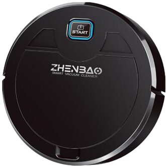 3.7V Auto Smart Robot Stofzuiger Huishoudelijke Elektrische Stofzuiger zwart