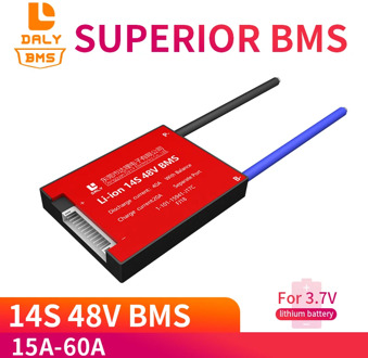 3.7V Li-ion 14S 48V 20A 30A 40A 60A 18650 PCM battery protection board BMS PCM with balanced lithiu ion lithium battery module