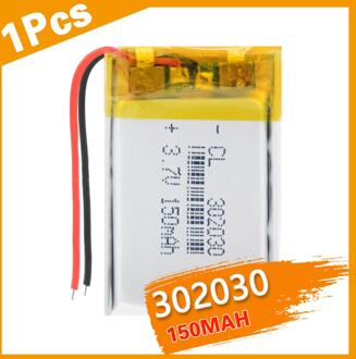 3.7V Lithium Polymeer Batterij 302030 032030 150Mah Gps Bluetooth Oortelefoon MP3 MP4 Opname Pen Draadloze Wifi Locator Batterijen