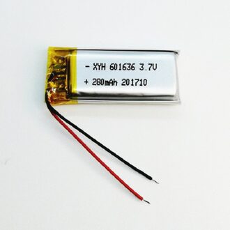 3.7V Lithium Polymeer Batterij 601636 061636 280Mah MP3 MP4 MP5 Mobiele Batterij