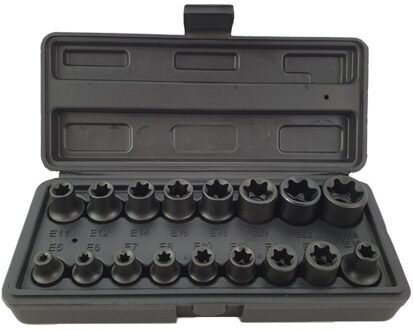 3/8'' & 1/2'' Krachtdoppen Set E Torx (wt-8520)