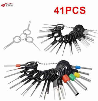 3/8/11/29/36/38/41Pcs Auto Plug Terminal Removal Tool Pin naald Oprolmechanisme Pick Elektrische Draad Puller Handgereedschap Kit Verkoop 3stk
