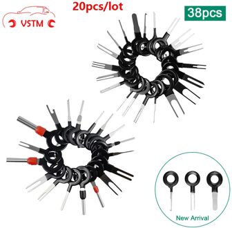3/8/11Pcs Auto Plug Printplaat Kabelboom Terminal Extractie Pick Connector Crimp Pin Terug Naald verwijder Tool Set 8stk
