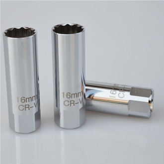 3/8-Inch Drive Spark Plug Socket CR-V 12-Point/14mm/16MM Compatible with BMW mini Mercedes M156 Citroen Peugeot 207 / 307