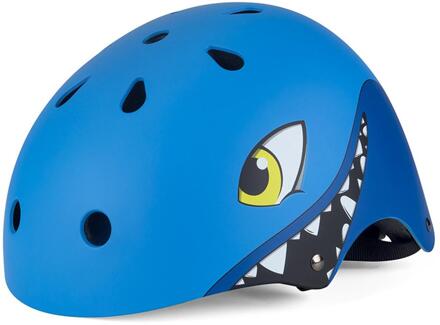 3-8 jaar kinderen Fietshelmen Hoge Dichtheid PC Cartoon Schaatsen Kind Fietsen Paardrijden Kids Fiets Helmen Ciclismo blauw