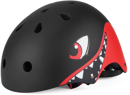 3-8 jaar kinderen Fietshelmen Hoge Dichtheid PC Cartoon Schaatsen Kind Fietsen Paardrijden Kids Fiets Helmen Ciclismo zwart