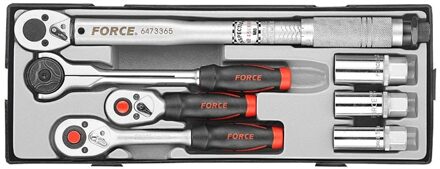 3/8" Ratelset 7 delig T30712