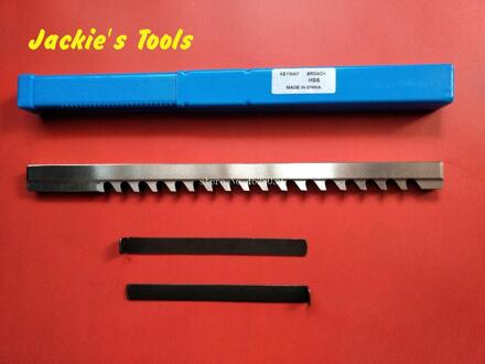 3/8 Spiebaan Broach D Push-Type Inch Size Hss Hss Aansnijden Snijden Cnc Machine Tool