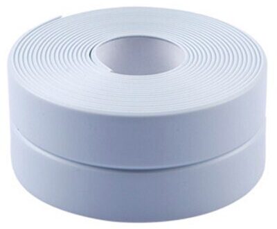 3.8Cm X 3.2M Zelfklevende Keuken Badkamer Keramische Stickers Tape Waterdicht Anti-Vocht Pvc Muur Hoek lijn Sink Sticker Blauw