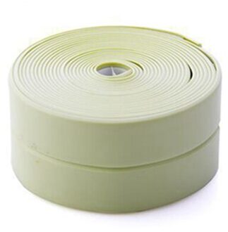3.8Cm X 3.2M Zelfklevende Keuken Badkamer Keramische Stickers Tape Waterdicht Anti-Vocht Pvc Muur Hoek lijn Sink Sticker groen