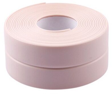 3.8Cm X 3.2M Zelfklevende Keuken Badkamer Keramische Stickers Tape Waterdicht Anti-Vocht Pvc Muur Hoek lijn Sink Sticker Roze
