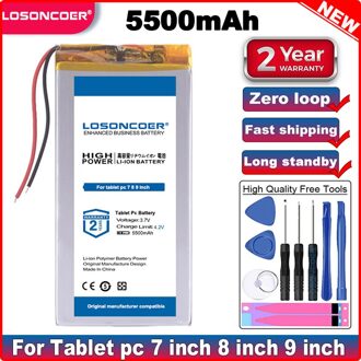 3.8V,3.7V 5500Mah 3565152 Li-Ion Lithium Polymeer Batterij Voor Tablet Pc, Power Bank, E-Book; BL-T17 Digma Plane 3564150 3565150