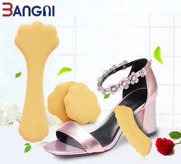 3 ANGNI Poron Hoge Hak Vrouwen Schoenen antislip Bal Van De Voet Kussen Voet Hak Protector 3/4 Druk Relife Comfortabele inlegzolen Pressure Relife
