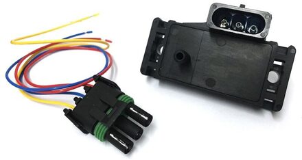 3 Bar Kaart Manifold Absolute Druksensor Turbo Boost Draad Plug Pigtail 12223861 Voor Cadillac Chevrolet Pontiac Buick
