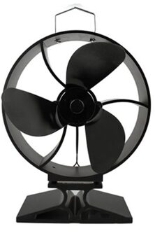 3-Blade Hete Lucht Kachel Fan Huishoudelijke Stille Hete Lucht Kachel Fan Houtkachel Fan