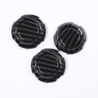 3 ×Carbon Fiber Abs Deur Sleutel Jack Trim Voor Jeep Wrangler 18 + Jl Gladiator Jt 20 + Deur Sleutel jack Trim