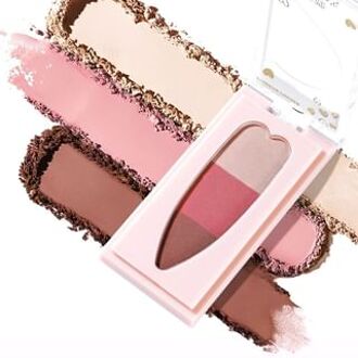 3 Color Eyebrow Powder Palette - Purple #01 Purple - 2.5g