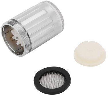3 Color LED Light Change Kraan Nozzle Beluchter Douche Water Tap Temperatuursensor Geen Batterij Water Kraan Glow Douche Schroef
