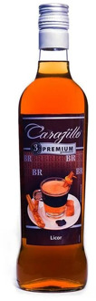 3 colors Premium Brandy card, 70cl bottle