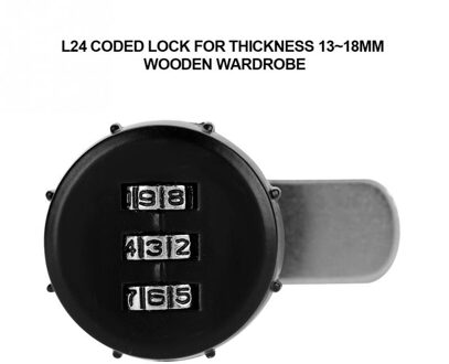 3 Digit Code Wachtwoord Lock Combinatie Cam Kabinet Lock Zinklegering Smart Wachtwoord Beveiliging Coded Lock cerradura inteligente 13 to18mm