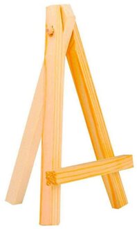 3 Door 5 Inch Tiny Wood Ezels Set Voor Schilderijen Craft Kleine Acryl Olie Projecten, Pack Van 12