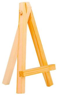 3 Door 5 Inch Tiny Wood Ezels Set Voor Schilderijen Craft Kleine Acryl Olie Projecten, Pack Van 12