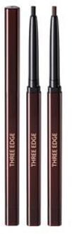 3 Edge Pencil Eyeliner - 2 Colors #02 Dark Brown