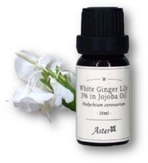 3% Essential Oil in Organic Jojoba Oil White Ginger Lily - 10ml