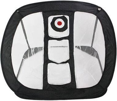 3-Gat Praktijk Training Netto Golf Chippen-Up Pitching Draagbare Hulp Tas Netto wit