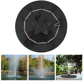 3 Gear Switching Fontein Drijvende Nozzle Roterende Solar Bloemblaadje Fontein Decor Multifunctionele Geïntegreerde Gear Schakelaar Nozzle