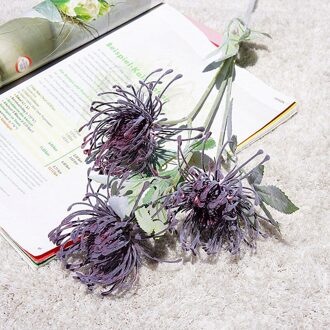 3 heads plastic chrysant Kunstmatige Bloemen met bladeren vivid Valse Bloem voor Thuis Bruiloft Decoratie indoor decor flores