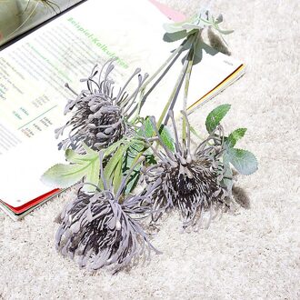 3 heads plastic chrysant Kunstmatige Bloemen met bladeren vivid Valse Bloem voor Thuis Bruiloft Decoratie indoor decor flores