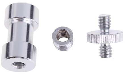 3 In 1 1/4 3/8 5/8 Inch Statief Schroef Naar Flash Mount Houder Camera Adapter Light Paraplu Houder Statief schroef Adapter Metalen