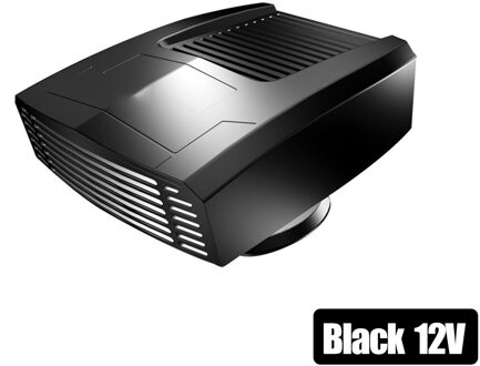 3 In 1 12V/24V Auto Heater 360 Graden Rotatie Verwarming Cooling Fan Voorruitverluchting Auto Glas Ontdooier voor Rv Vrachtwagens Boten Auto 12V zwart
