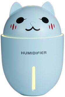 3 In 1 320 Ml Multifunctionele Usb Luchtbevochtiger Ultrasone Cool-Mist Creatieve Huisdier Mini Luchtbevochtiger Met led Licht Mini Usb Fan