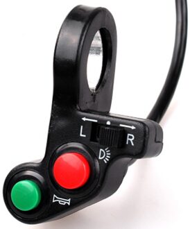 3 in 1 7/8 inch Motorfiets Schakelaar Elektrische Fiets Scooter ATV Quad Licht Richtingaanwijzer Hoorn ON/OFF-Knop voor 22mm Dia Stuur