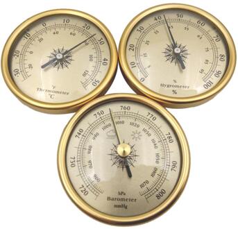 3 IN 1 Air Manometer Thermometer Vochtmeter Barometer Hygrometer voor Weersverwachting Weerstation Test Gereedschap Set