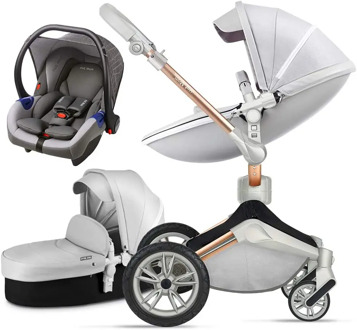 3 in 1 baby stroller, bebe stroller, hot mom travel system, high landscape stroller with Moses in 2020, baby car seat