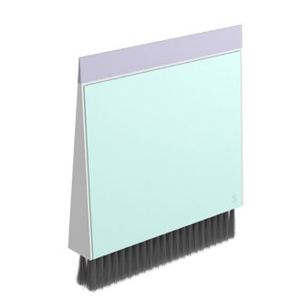 3 In 1 Bezem Stoffer Set Huishoudelijke Zachte Haar Desktop Toetsenbord Borstel Licht Groen